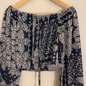 Altard State Cropped Off the Shoulder Top